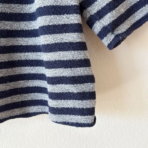 M.i.H Striped Wool Cotton Blend Semi Cropped Sweater Top - Picture 8 of 13
